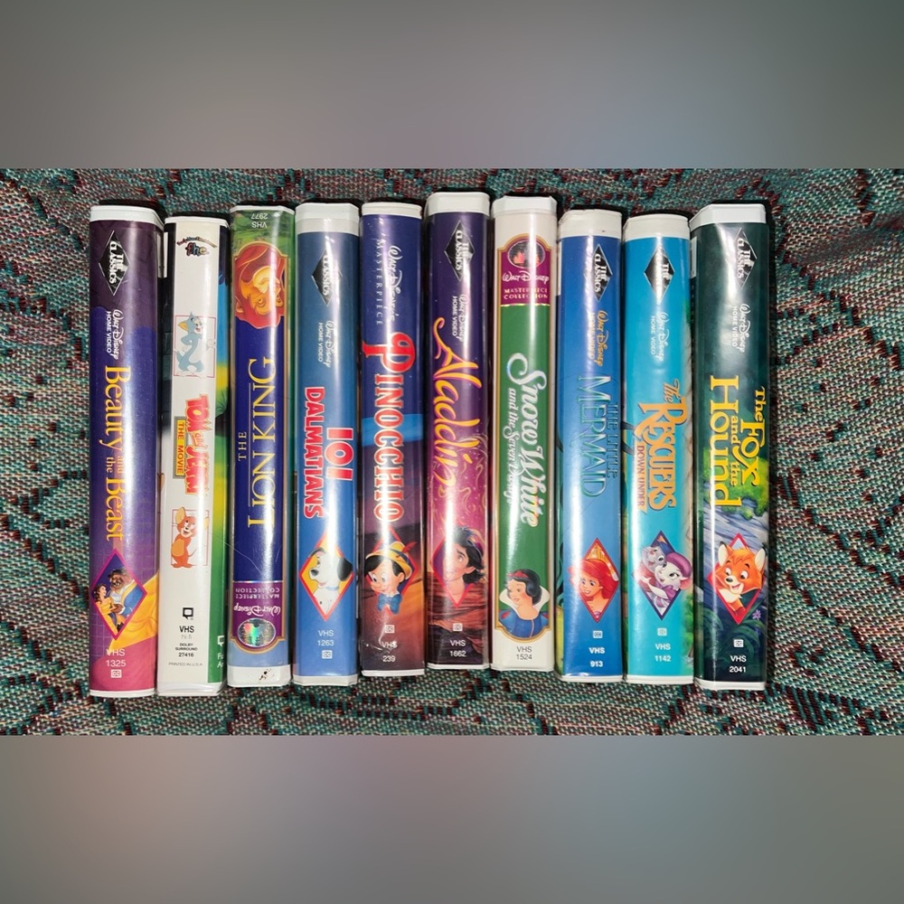 Vintage Disney VHS Collection for Sale! 📼✨